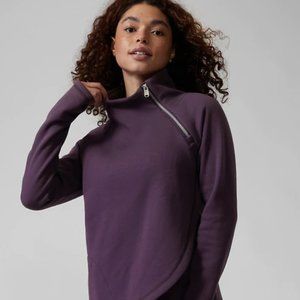 Athleta Cozy Karma Asym Pullover